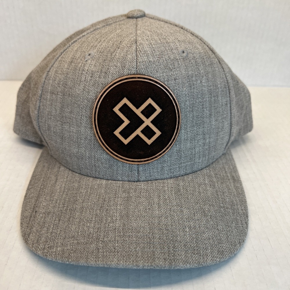 YUPOONG The Classics Wool Blend Snapback Hat Men's Adjustable Cap Grey